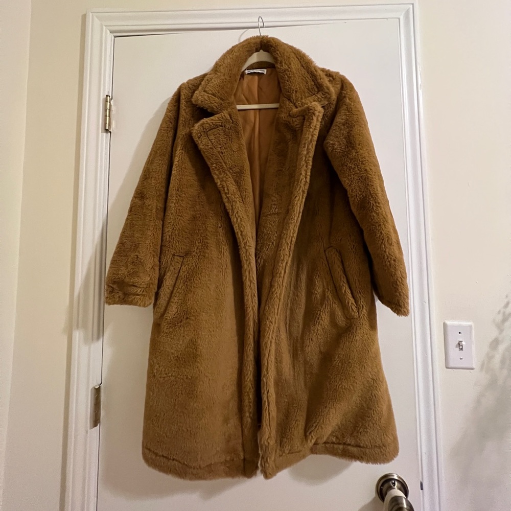 Chestnut Faux Fur Coat